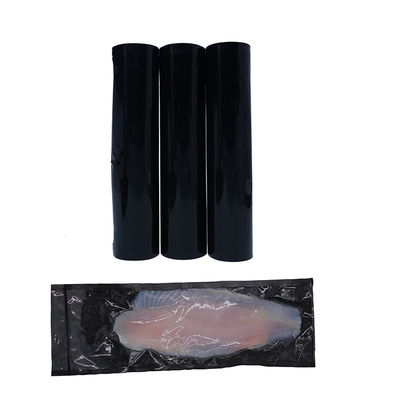 Clear &amp; Black Vacuüm Sealer Zakken Rollen PA PE Vacuüm Zakken Reliëf