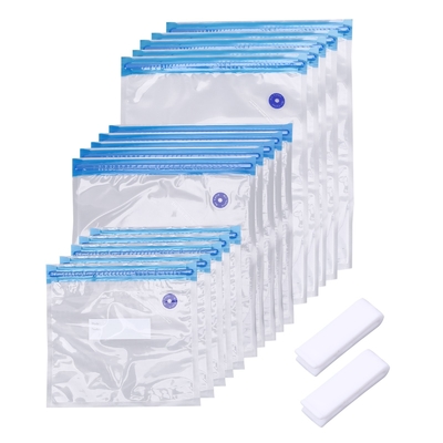 China Vacuüm Plastic Sous Vide Zak BPA Gratis Dubbellaags Ritsen