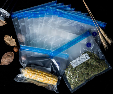 Herbruikbare Zip Lock Vacuüm Sealer Sous Vide Zakken Voor Opslag En Koken Van Voedsel