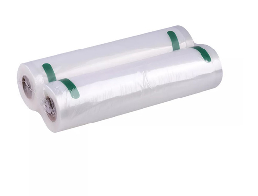 Nylon transparant voedsel 2 Pack Vacuümzak Rollen Plastic Vacuümzakken