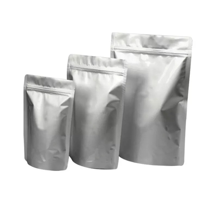 Matte aluminiumfolieverpakking Ritssluitingszak Mylar-opslagzak voor voedsel