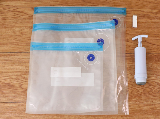 Nylon Vacuüm Voedsel Sealer Zakken Aangepaste Ziplockk Hersluitbare Voedsel Pakket