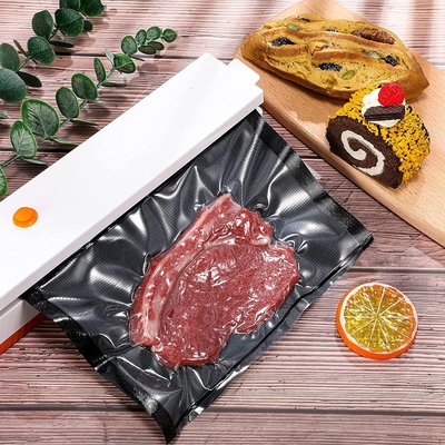 In reliëf gemaakte het Pakzak van huishouden Geweven Mesh Vacuum Packaging Rolls Food Spaarder