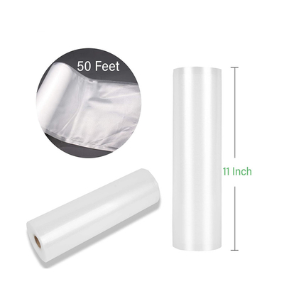 2-pack BPA-vrije nylon vacuümzakken met reliëf voor het bewaren van voedsel
