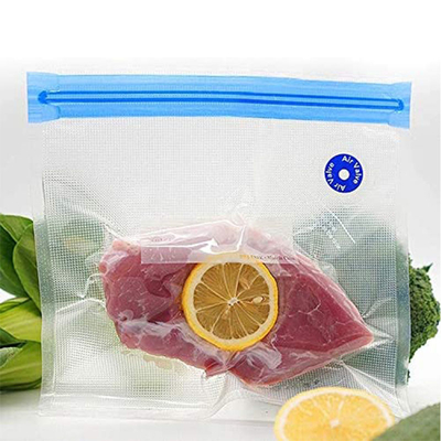 Sous Vide doet de Opnieuw te gebruiken Vacuümzakken van de het Voedselopslag van Ritssluitingszakken met het Verzegelen van Klemmen in zakken