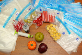 QS Sous Vide-zakken voor plastic opslag BPA-vrije zakken met ritssluiting