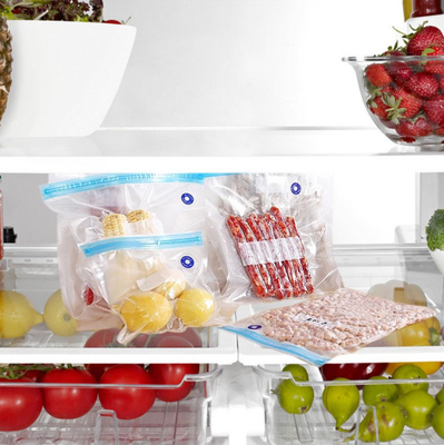 Polyethyleen Food Saver Vacuüm Verzegelde Ziplockk Zakken Sous Vide Zakken