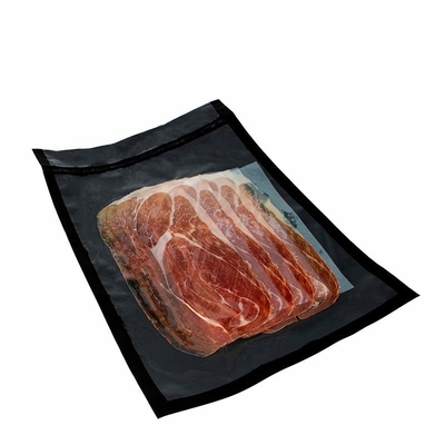 Reliëf Food Grade Plastic Black &amp; Clear Vacuum Seal Bags CE voor vleesopslag