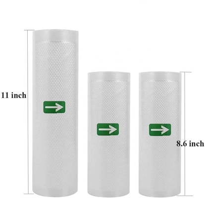 Koelkasten Vacuümrollen PE Nylon Plastic Vacuümzakken 11&quot;X25' Ft