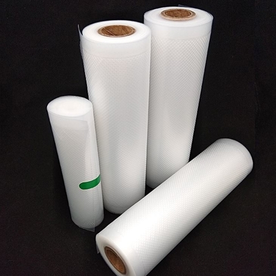 Nylon Pe Plastic Zakken Reliëf Vacuüm Rollen Voor Vacuüm Seal Pouches Voedselopslag