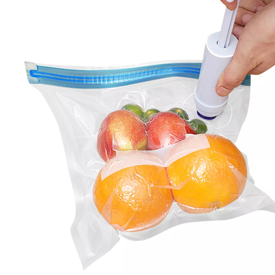 PE PA Voedsel Herbruikbare Sous Vide Zakken CE Vacuüm Sealer Rits Zakken BPA-vrij