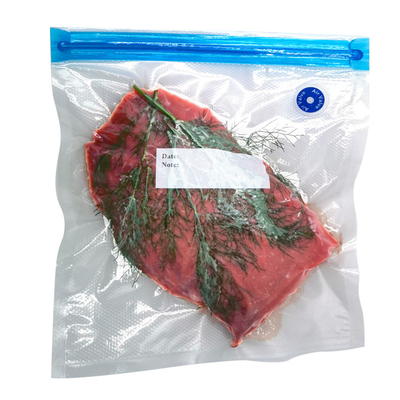 Sous Vide Één Vacuüm van de de Lagenritssluiting van de de Verzegelaar Plastic Zak van de Manierklep Dubbele het Voedselzakken