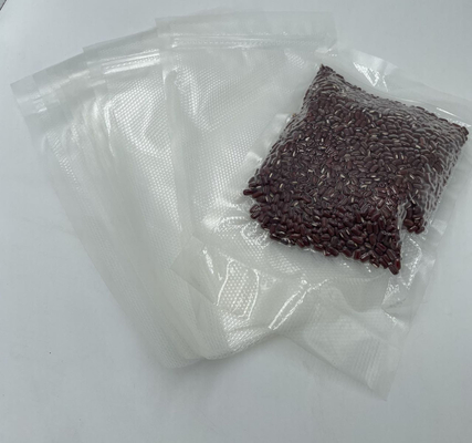 Ritssluiting In reliëf gemaakte Plastic Hitte - Vacuüm van het de Zakken het Tweerichtingspatroon van het verbindingsvoedsel