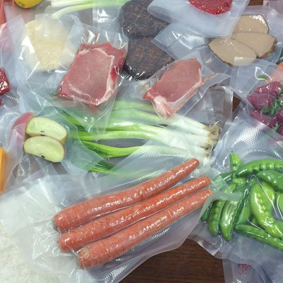 2-pack Sous Vide-vacuümzakken met eigen logo Kernels Gladde voedselopslagrollen