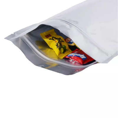 Aangepast logo Mylar Bags Stand Up Zip Lock Aluminium Tassen Voedselverpakking Geurbestendig