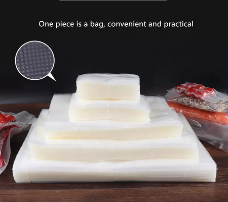 PE van Sousvide Vacuümzakken In reliëf gemaakte Plastic Vacuümvoedselzakken voor Bevroren Vlees