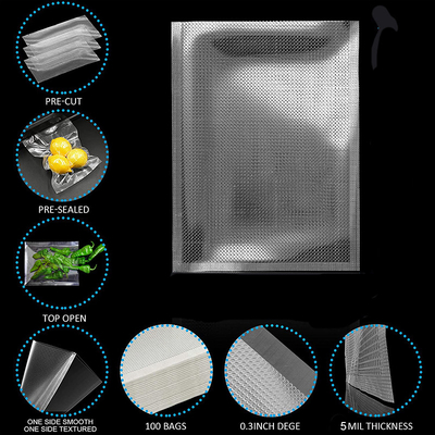 Poly de Zakvoedsel van de Hitte Duidelijke Vacuümverbinding Verpakkings Nylon Zakken