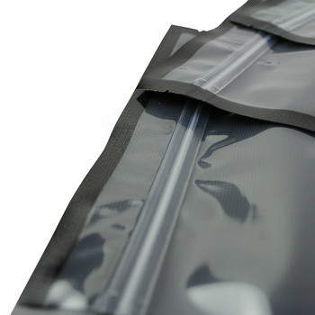 Zwart ontruim het pre Gesneden Vacuüm Polymateriaal van Verzegelaarzakken met Ritssluiting