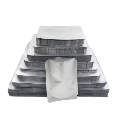 Warmteafdichtende aluminiumfoliezakken Herbruikbare Mylar-opbergzakken met labelstickers