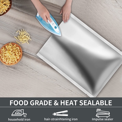 Gratis monster gemetalliseerde aluminiumfoliezak Hersluitbare Mylar-zakken voor voedselopslag