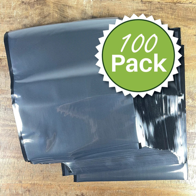 Reliëf Food Grade Plastic Black &amp; Clear Vacuum Seal Bags CE voor vleesopslag