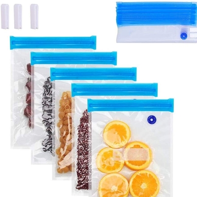 Herbruikbare diepvriesveilige BPA-vrije Ziplock Sous Vide-zakken Voedselvacuümsealer