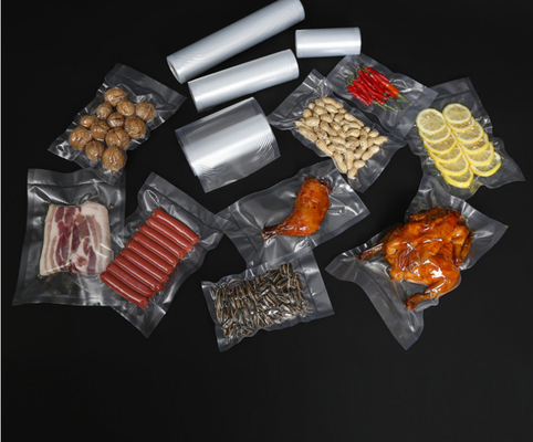 Voedselopslag Reliëf Vacuüm Sealer Rollen Koken Sous Vide Nylon Vacuümzakken