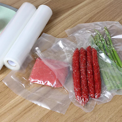 Sous Vide Plastic Vacuümzakken met reliëf voor Food Saver Nylon Vacuüm Opbergzakken