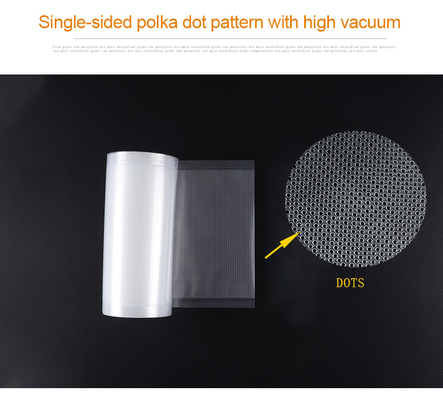 food saver vacuumsealer bags Three Sides Sealed Embossed Vacuum Sealer Bags Rolls