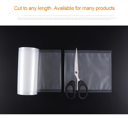food saver vacuumsealer bags Three Sides Sealed Embossed Vacuum Sealer Bags Rolls